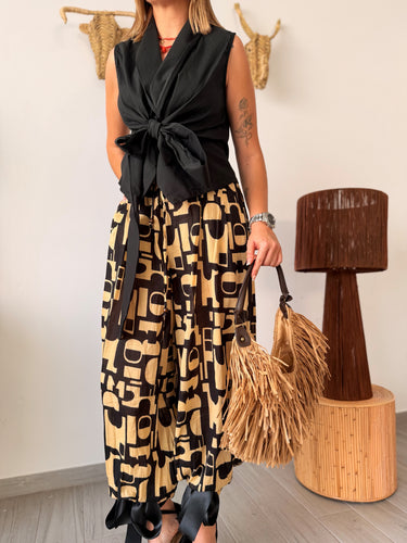 Top lazo COCCO negro