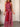 Vestido DENISE gasa rojo