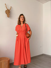 Vestido MADISSON coral