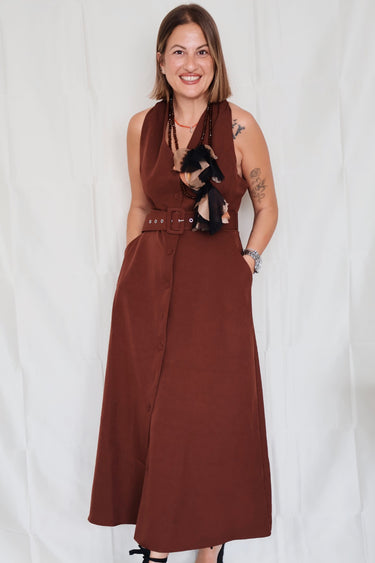 Vestido ULURU chocolate