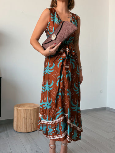 Vestido MINERVA marrón