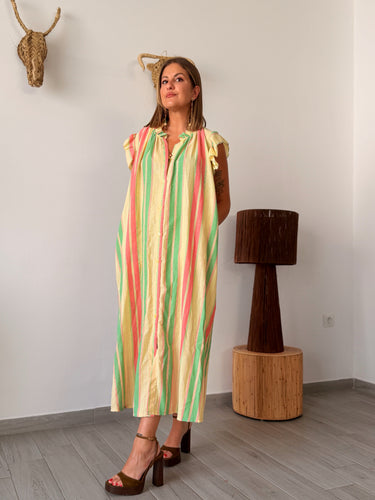 Vestido flúor verde