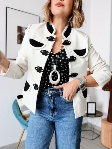 Chaqueta PISPINNA crema