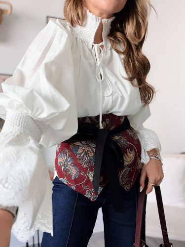 Blusa COPENHAGUE encajes