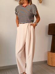 Pantalón joggin beige pareo