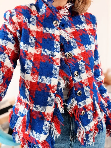 Chaqueta TIFANY tweed bicolor