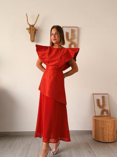 Vestido CAPRI asimétrico