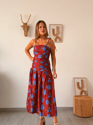 Vestido OLIVIA Burdeos