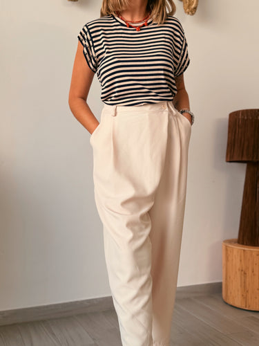 Pantalón joggin beige pareo