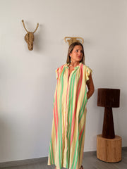 Vestido flúor verde