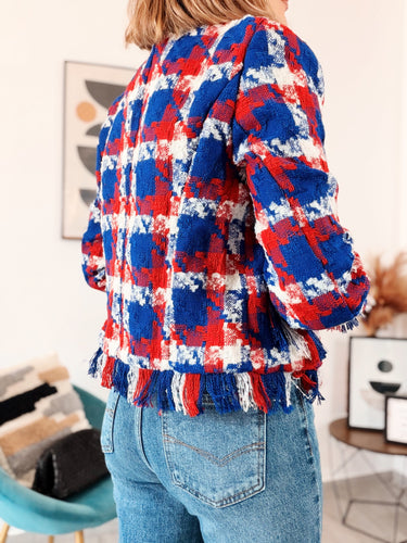 Chaqueta TIFANY tweed bicolor