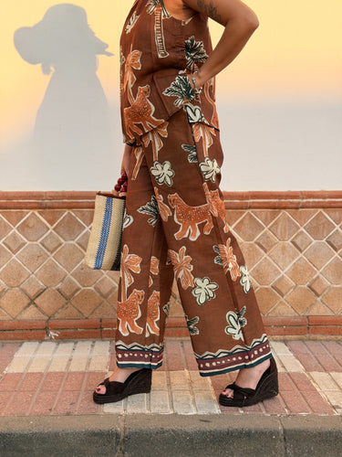 Pantalón SAPHARI estampado