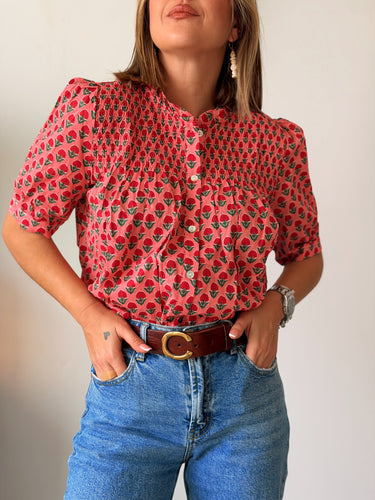 Blusa india rosa
