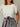 Camiseta ribeteada blanca