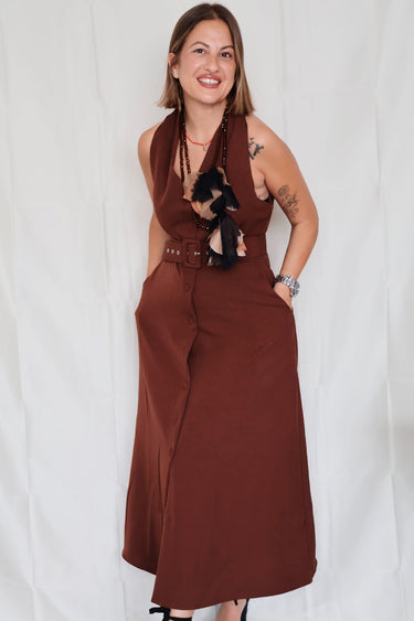 Vestido ULURU chocolate