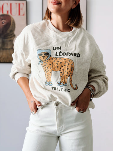 Sudadera TRÉS CHIC gris