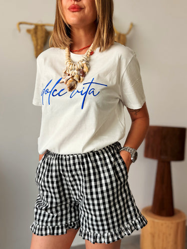 Camiseta DOLCEVITA bordada