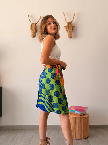 Falda seda corta mod.5