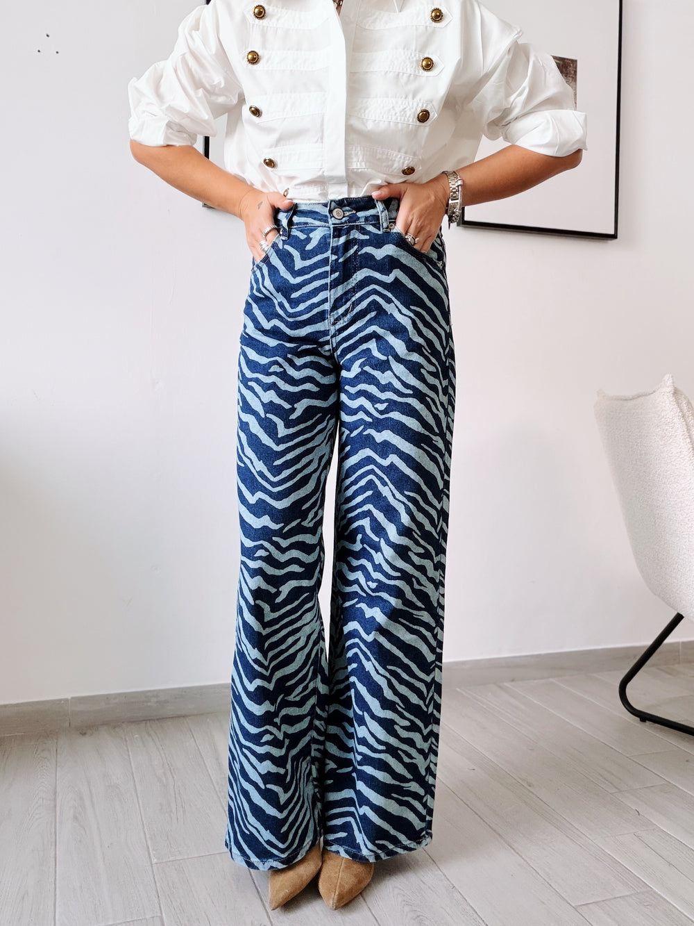 Denim cebra vacubba