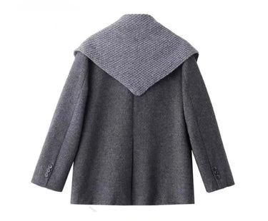Blazer paño gris