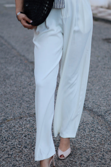 Pantalón blanco SUITTE pinzas