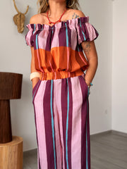 Conjunto MERY rayas