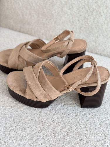 Sandalias arena efecto ante