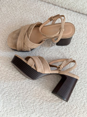 Sandalias arena efecto ante