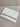 Cartera de piel blanca arandelas
