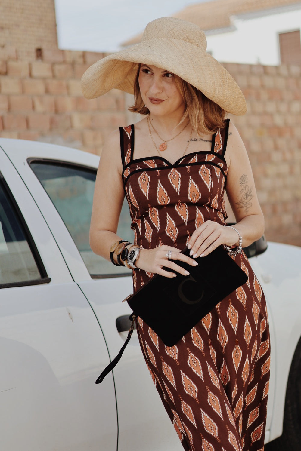 Vestido INDIAN marrón