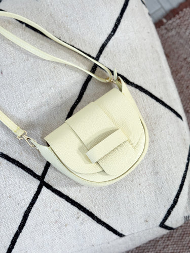 Bolso piel amarillo