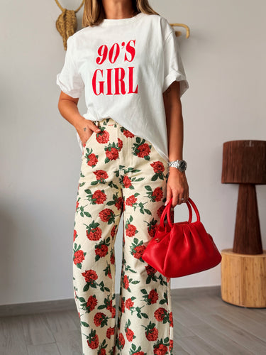 Pantalón ROSES beige