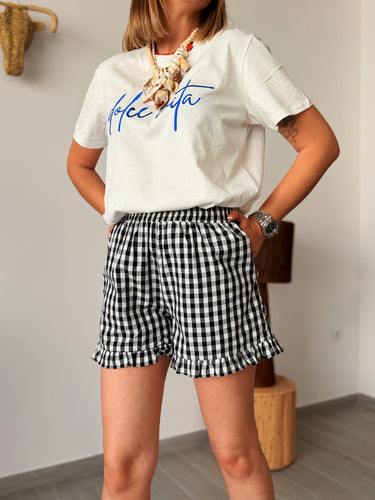 Camiseta DOLCEVITA bordada