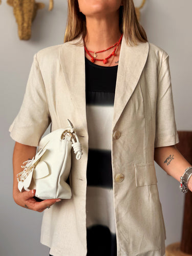 Chaqueta VANITY lino beige