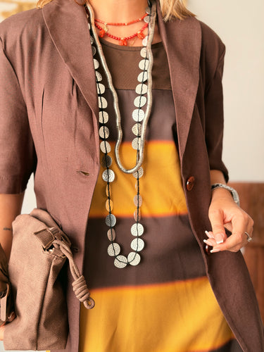 Chaqueta VANITY lino chocolate