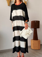 Vestido SCARLET negro y blanco
