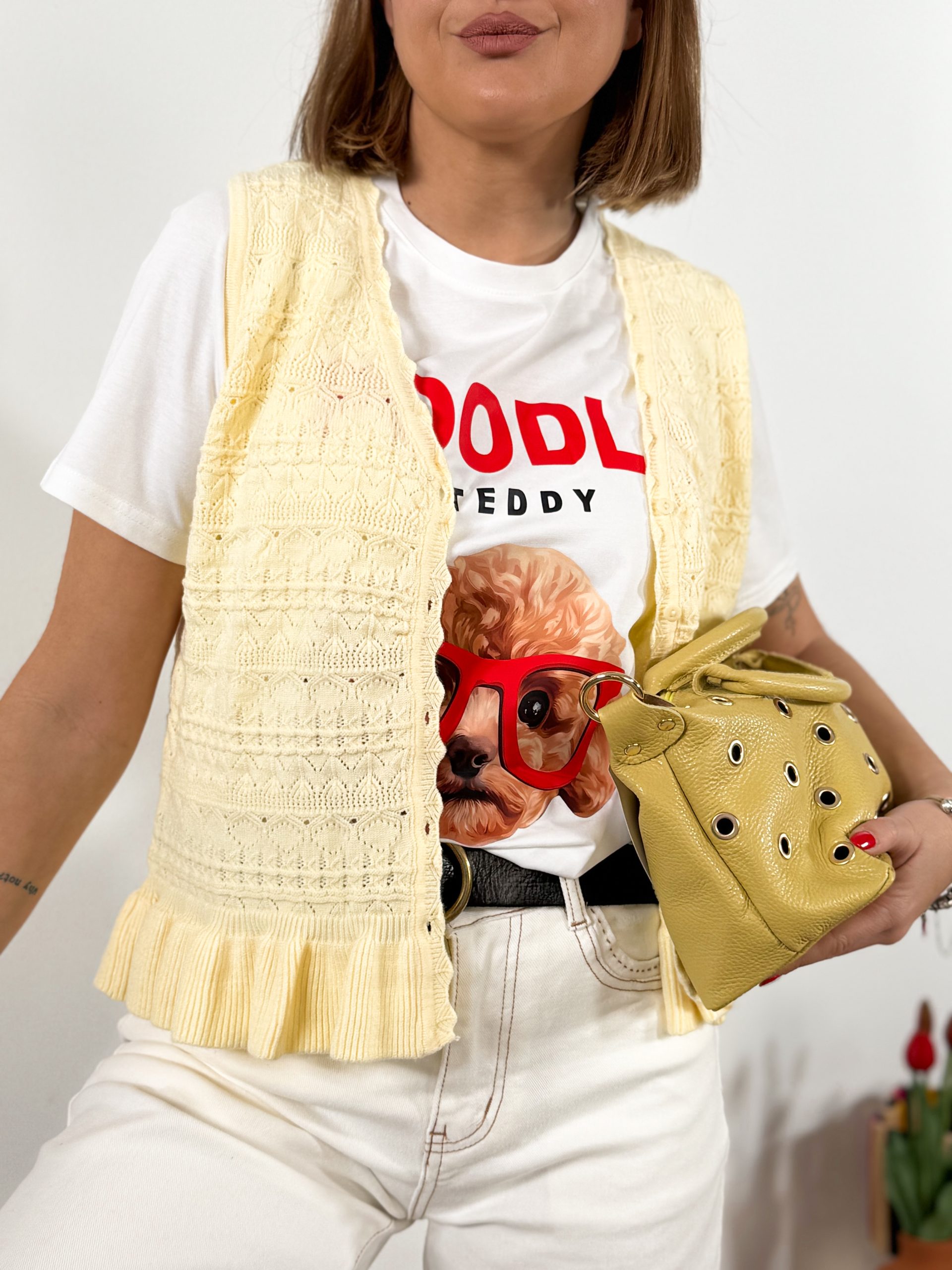 Chaleco hilo amarillo