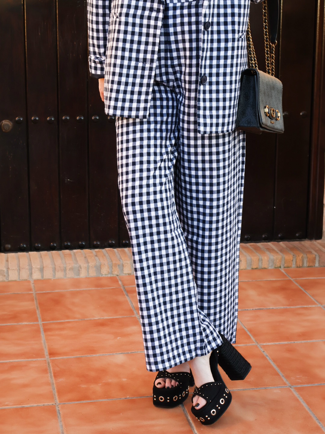 Pantalón VICHY marino