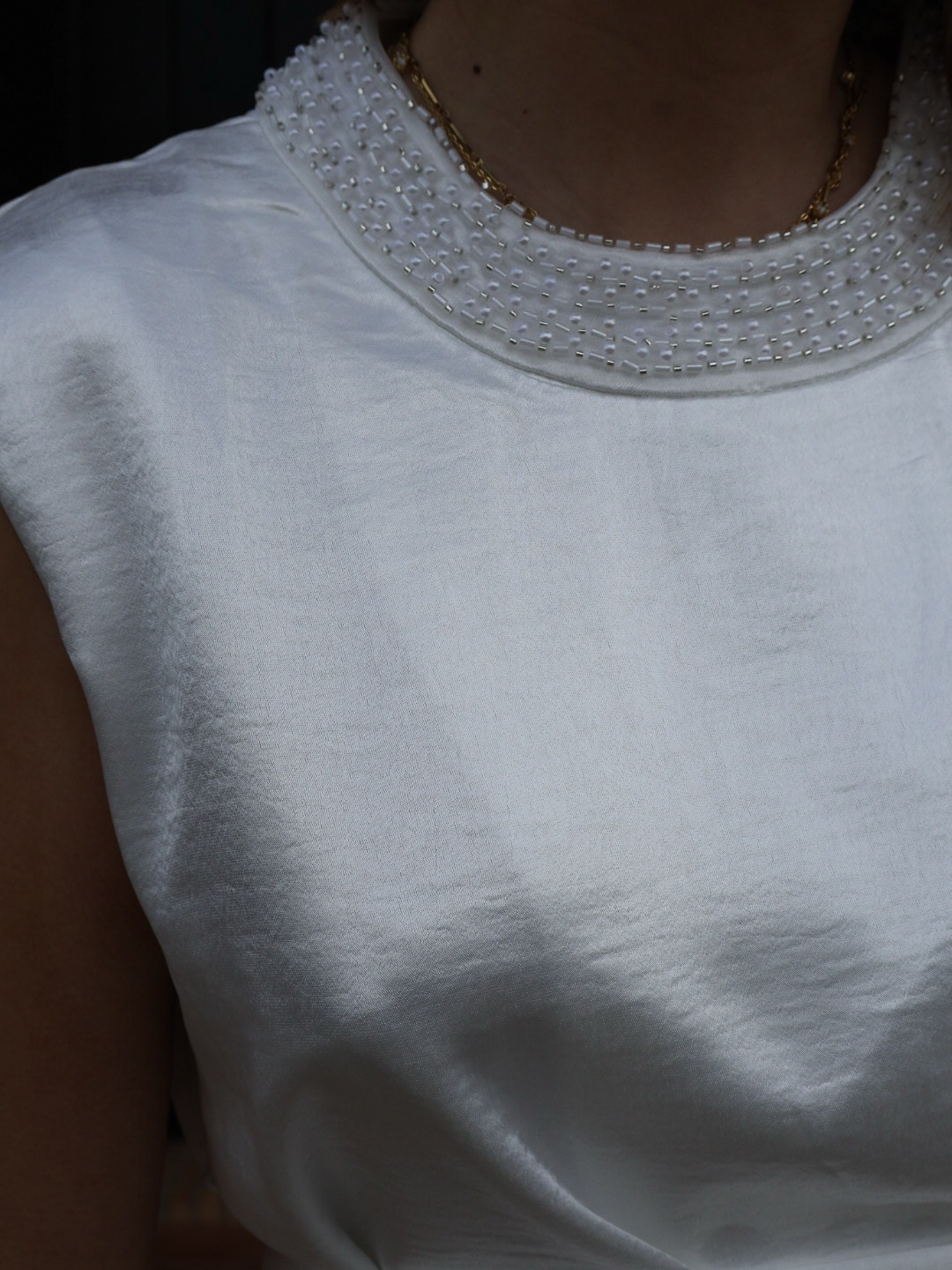 Conjunto ADETEA raso perlas